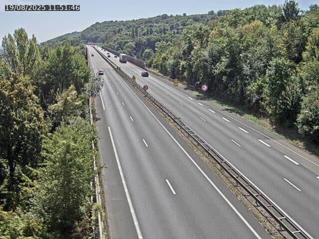 Caméra autoroute France - A30, Hayange direction Metz