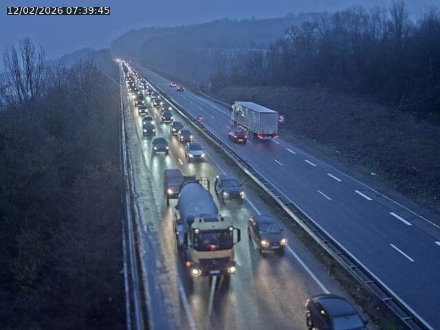 Caméra autoroute France - A30, Hayange direction Metz