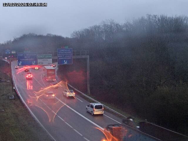 Caméra autoroute France - Biffurcation A31/A33, Laxou direction Nancy