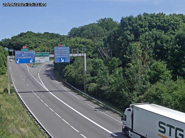 Caméra autoroute France - Biffurcation A31/A33, Laxou direction Nancy