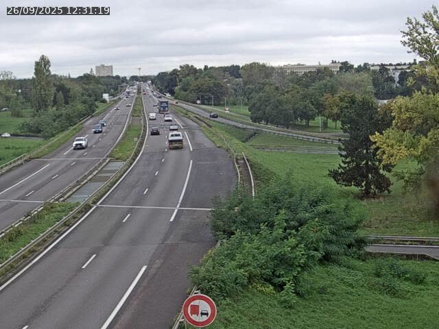 Caméra autoroute France - A31, Metz-centre direction Thionville