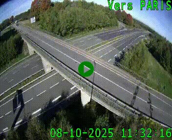 Clone of Caméra routière sur l'autoroute A20 au nord de Limoges, à la jonction avec la N520. Vue orientée vers Paris