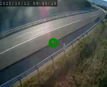 Caméra autoroutière France - A75, Engayresque, entre Millau et Séverac-le-Chateau, en direction de Montpellier