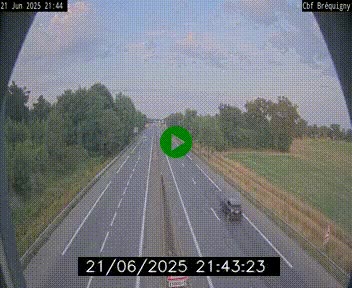 Webcam sur le périphérique de Rennes (N136) à hauteur du quartier Bréquigny, au sud de la ville