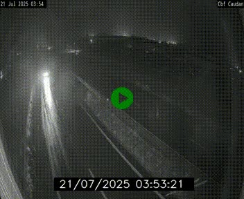 Webcam sur la N165 à hauteur de Caudan, dans le Morbihan.