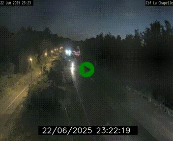 Webcam sur le périphérique de Nantes (N844) à hauteur de Porte de la Chapelle, au nord de la ville