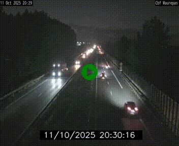 Webcam sur le périphérique de Rennes (N136) à hauteur de Maurepas, au nord de la ville