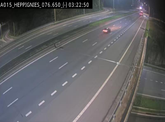 Webcam autoroute Belgique - Heppignies - E42 direction Namur - BK 76.4