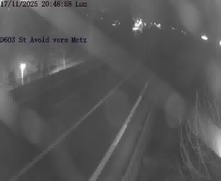 Clone of Webcam sur la D603 située à proximité de Saint-Avold. Vue orientée vers Metz
