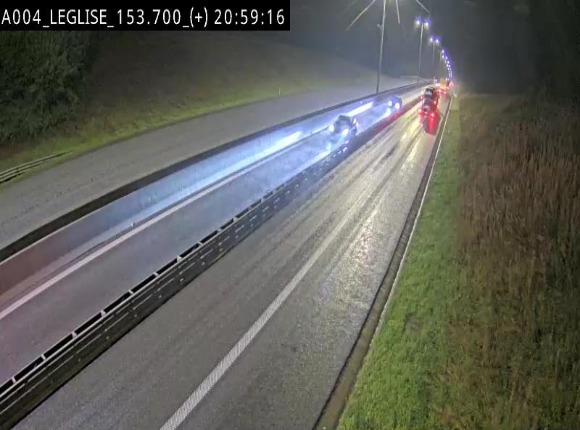 Webcam autoroute E411 à hauteur de Léglise, en direction de Luxembourg