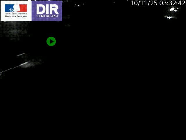 Caméra de circulation à Saint-Priest à la jonction entre l'A43 et l'A46 en direction de Marseille