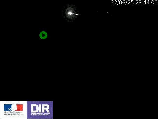 Webcam sur le contournement de Valence, sur la Nationale 7, à la jonction avec la N532, caméra orientée vers Grenoble