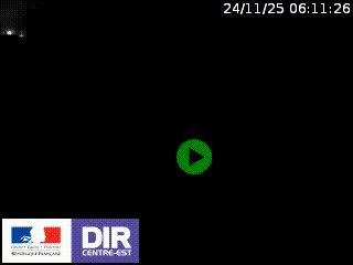 Webcam au niveau du col de Bois Clair à hauteur de Cluny sur la N79. Vue orientée vers Mâcon