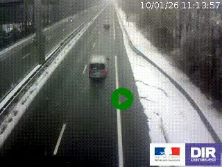 Webcam sur la nationale N90 à Gilly-sur-Isère, en direction et à proximité d'Albertville