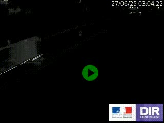 Caméra autoroutière sur l'A47 à hauteur de Givors, a proximité de Lyon. La webcam est orientée vers Lyon