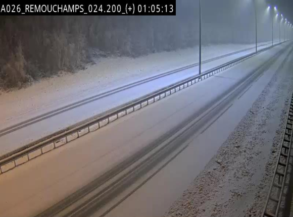 Webcam à hauteur de Spa entre la sortie Remouchamps et la sortie Stavelot. Vue orientée vers les Ardennes