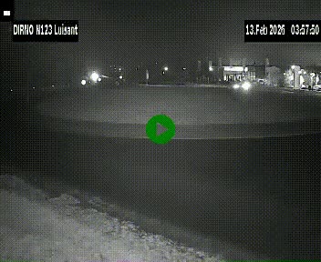 Webcam en périphérie de Chartres sur la N123, à hauteur de Luisant. Vue orientée vers Chartres