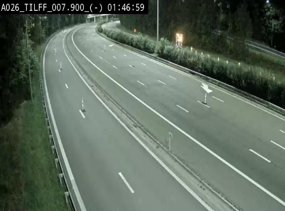 Webcam autoroute A26/E25 à Esneux, en Belgique en direction Luxembourg - BK 7.9