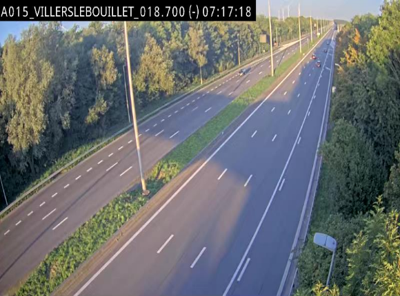 Webcam autoroute Belgique - Villers-le-Bouillet - E42 direction Liège - BK 18.7