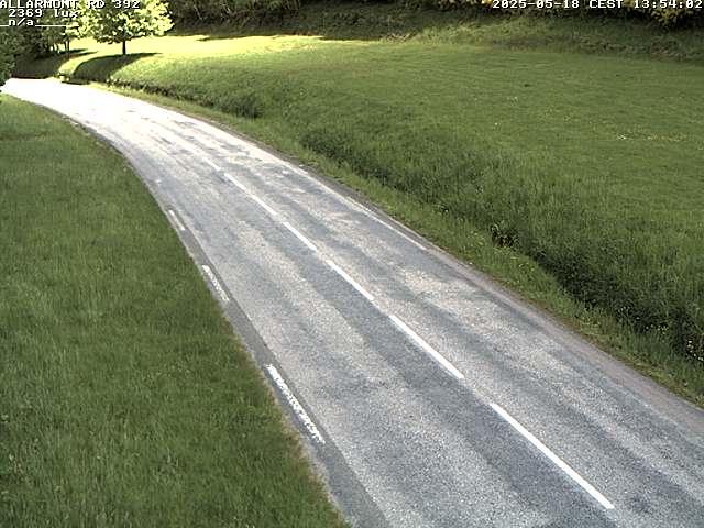 Webcam à Allarmont dans les Vosges, sur la RD392