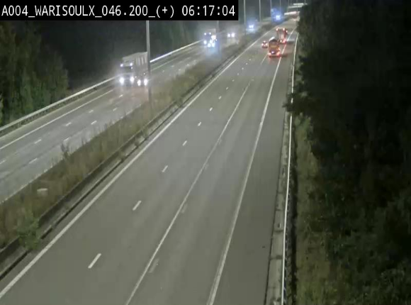 Webcam autoroute Belgique - Warissoulx - E411 - BK 46.2
