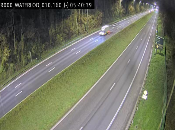 Webcam autoroute Belgique - Waterloo - R0 (ring de Bruxelles) - BK 12.3