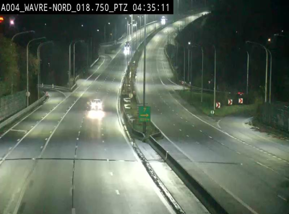 Webcam traffic E411(A4) - BK 18.7 - Bierges (Wavre Nord)