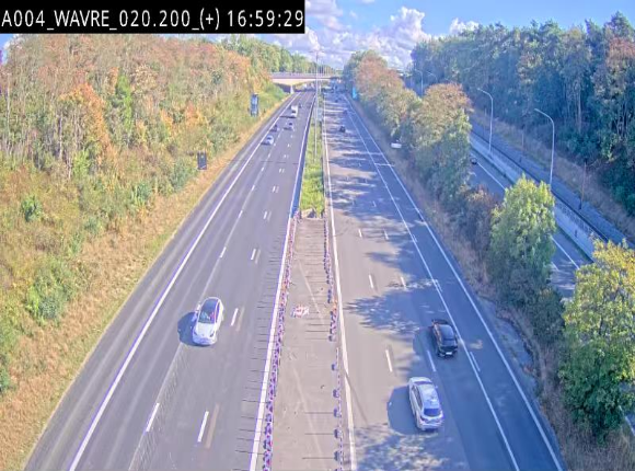 Webcam @ Wavre-sud KP 19.6, A4/E411