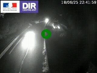 Caméra sur la Nationale 90 (N90) à La Léchère, en direction et à proximité d'Albertville