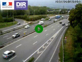 Caméra routière à hauteur de la sortie 15 Chambéry-centre au PK 4,103 en direction d'Albertville