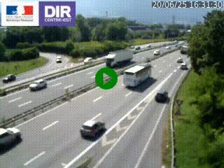 Caméra routière à hauteur de la sortie 15 Chambéry-centre au PK 4,103 en direction d'Albertville