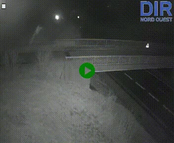 Webcam sur A84 à hauteur de Pont-Farcy, au niveau du pont autoroutier sur la Vire, au sud de Saint-Lô