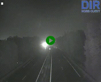 Webcam sur le périphérique de Caen (N814) à l'est de la ville, à Mondeville hauteur de la sortie 2, Presqu'île-Rives de l'Orne, au bout de l'autoroute A13