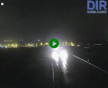 Webcam au début de l'A84 sur le périphérique Ouest de Caen (N814) à hauteur de la sortie 9, Porte de Bretagne