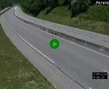 Webcam Ax-les-Thermes sur N20, en direction d'Andorre