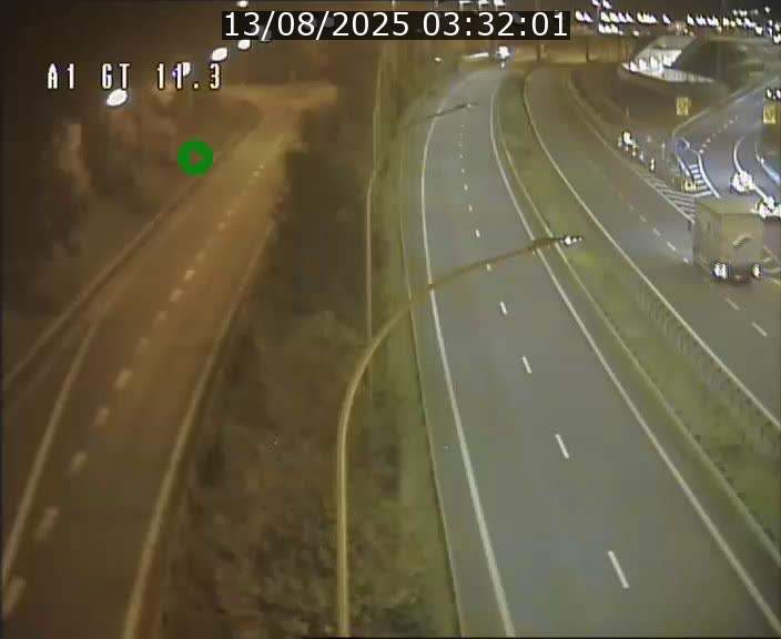Traffic live webcam Luxembourg Senningerberg - A1 direction Allemagne - BK 11.3