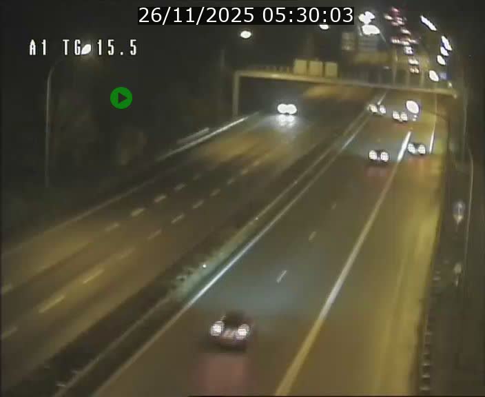 Traffic live webcam Luxembourg Munsbach - A1 direction Luxembourg - BK 15.5