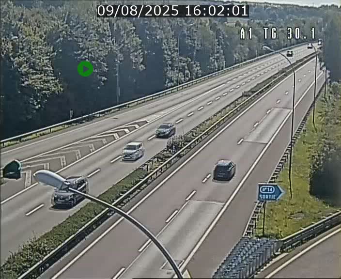 Traffic live webcam Luxembourg Grevenmacher - A1 direction Luxembourg - BK 30.1