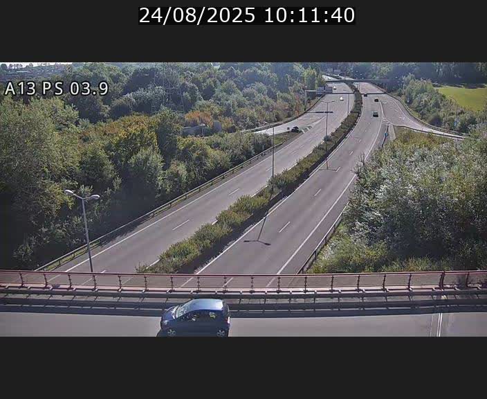 Traffic live webcam Luxembourg Differdange - A13 direction Esch-sur-Alzette - BK 3.9