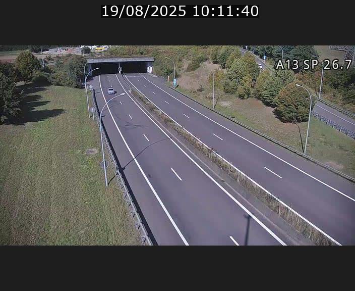 Traffic live webcam Luxembourg Frisange - A13 direction Luxembourg-ville - BK 26.7