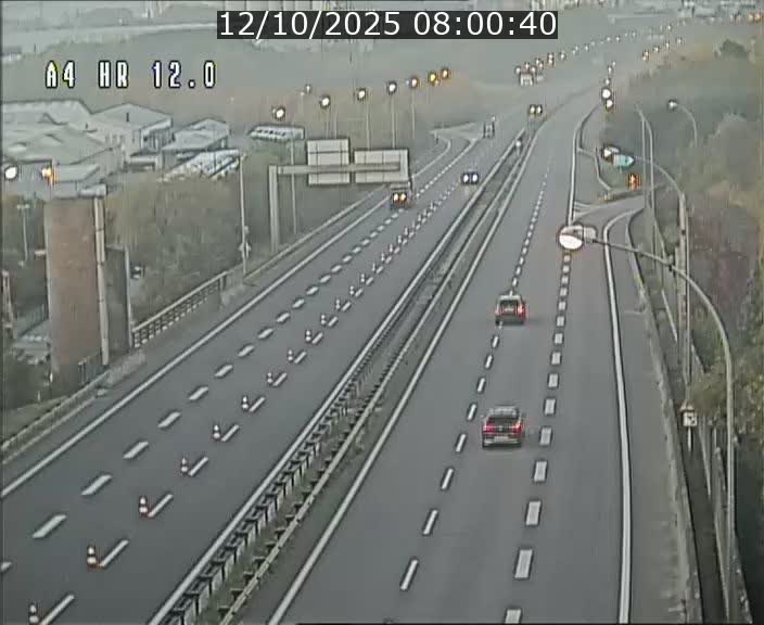 Traffic live webcam Luxembourg Jonction Foetz - A4 - BK 12.0 - direction Esch sur Alzette