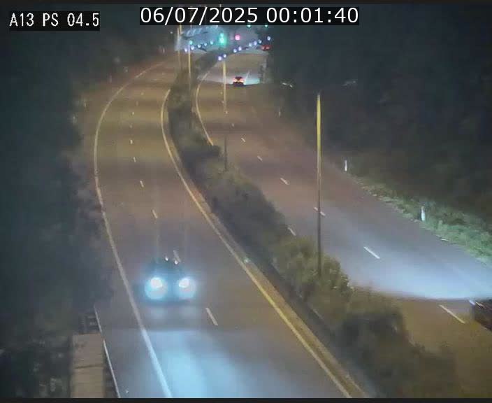 Traffic live webcam Luxembourg Differdange - A13 direction Esch-sur-Alzette - BK 4.5