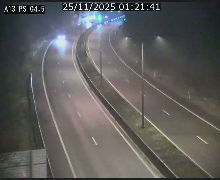 Traffic live webcam Luxembourg Differdange - A13 direction Esch-sur-Alzette - BK 4.5