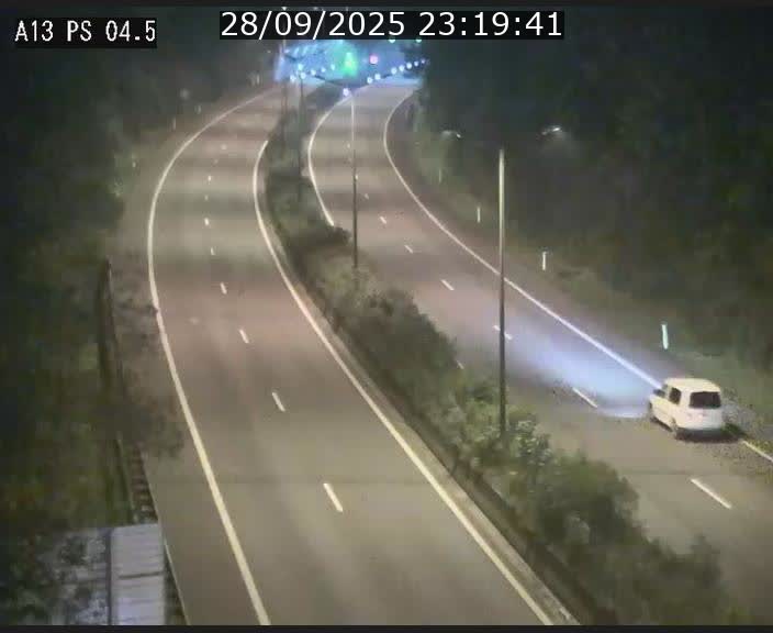 Traffic live webcam Luxembourg Differdange - A13 direction Esch-sur-Alzette - BK 4.5