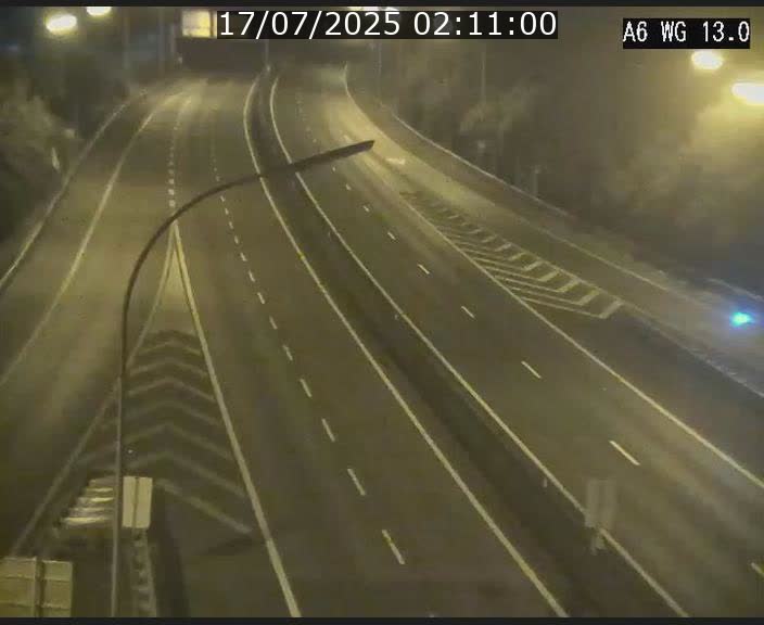 Traffic live webcam Luxembourg Mamer - A6 - BK 13 - direction Luxembourg/France/Allemagne