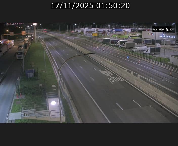 Traffic live webcam Luxembourg Aire de Berchem - A3 - BK 5 - direction France