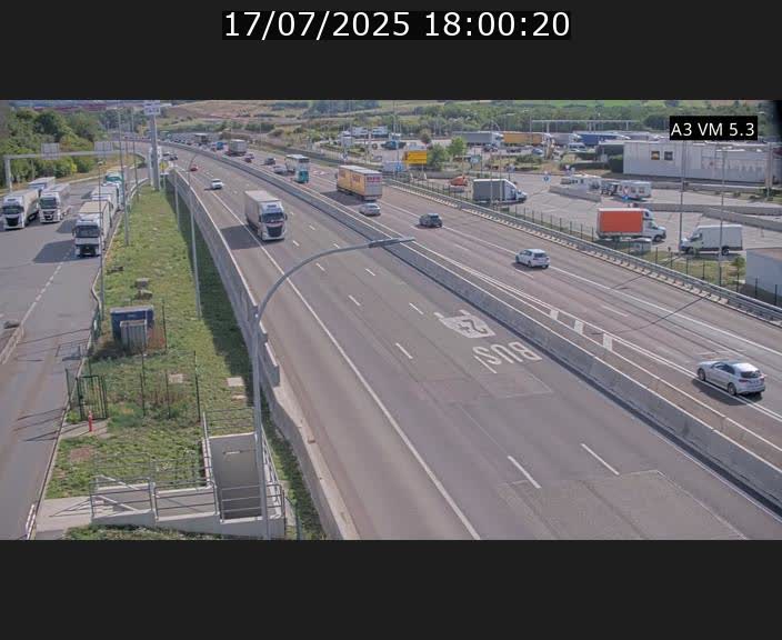Traffic live webcam Luxembourg Aire de Berchem - A3 - BK 5 - direction France