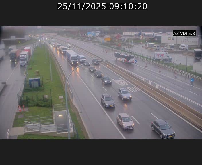Traffic live webcam Luxembourg Aire de Berchem - A3 - BK 5 - direction France