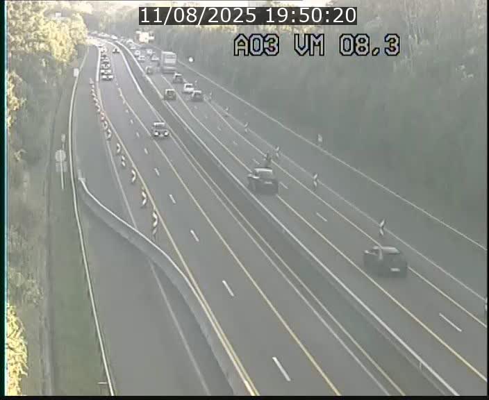 Traffic live webcam Luxembourg Bettembourg - A3 - BK 8.3 - direction France