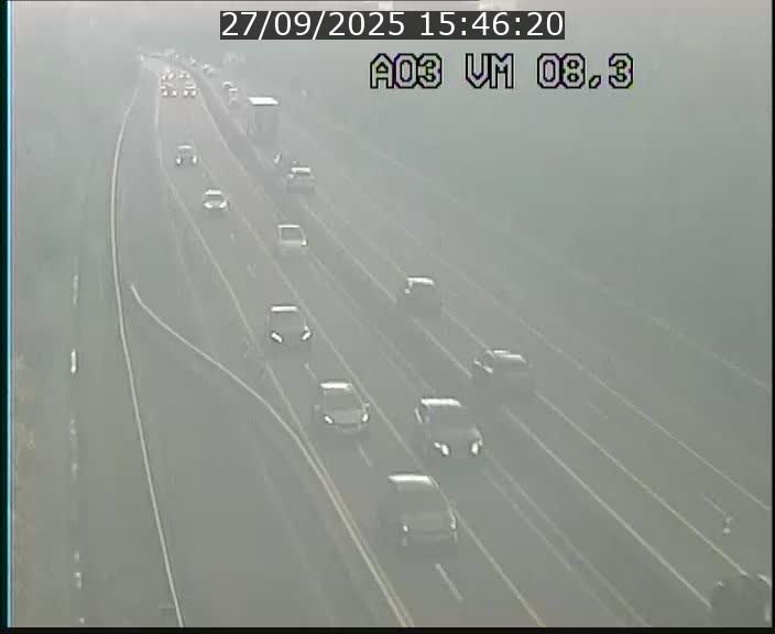 Traffic live webcam Luxembourg Bettembourg - A3 - BK 8.3 - direction France